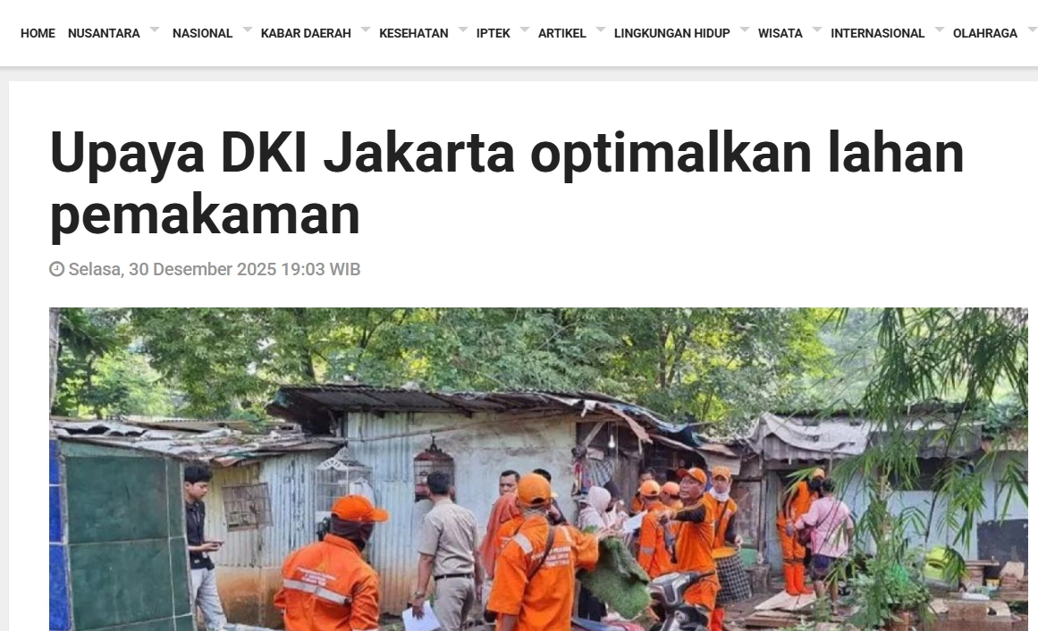 Makam tidak tertata
